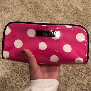 Pink Kate Spade Cosmetic Case